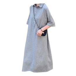 SKUFPW005 manufacturing short-sleeved dress for pregnant women design lapel POLO dress dress center SKUFPW005 manufacturing short-sleeved dress for pregnant women design lapel POLO dress dress center